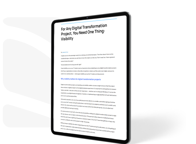 Digital transformation project image