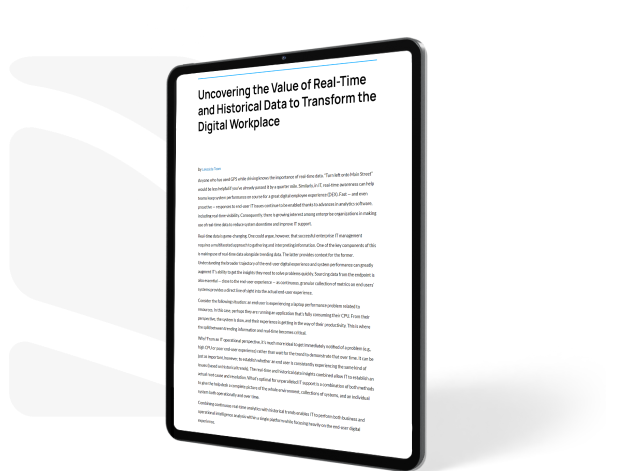 Uncovering the Value of Data to Transform the Digital Workplace image